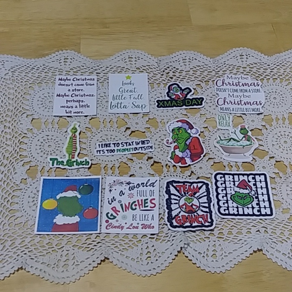 Christmas Stickers for holiday grinches